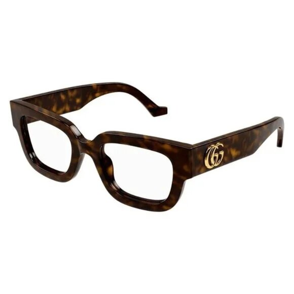 NEW GUCCI EYEGLASSES GUCCI DARK HAVANA EYEWEAR